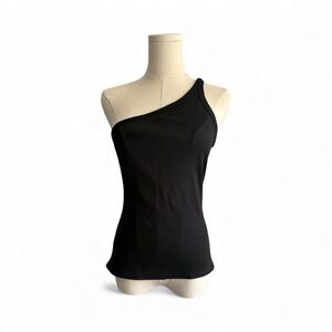 White House Black Market One-Shoulder Tank Top Medium